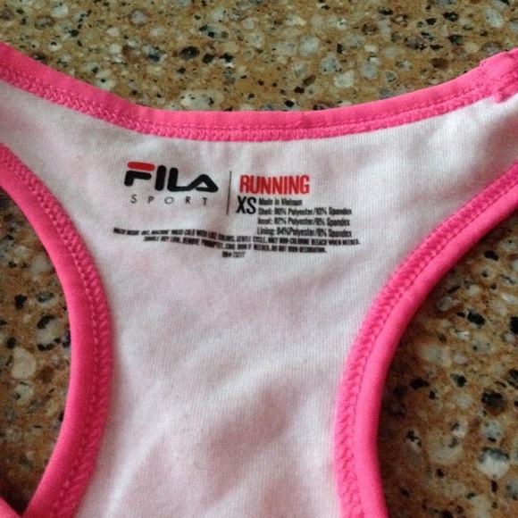 Fila Pink Sports Bra - Picture 3 of 5